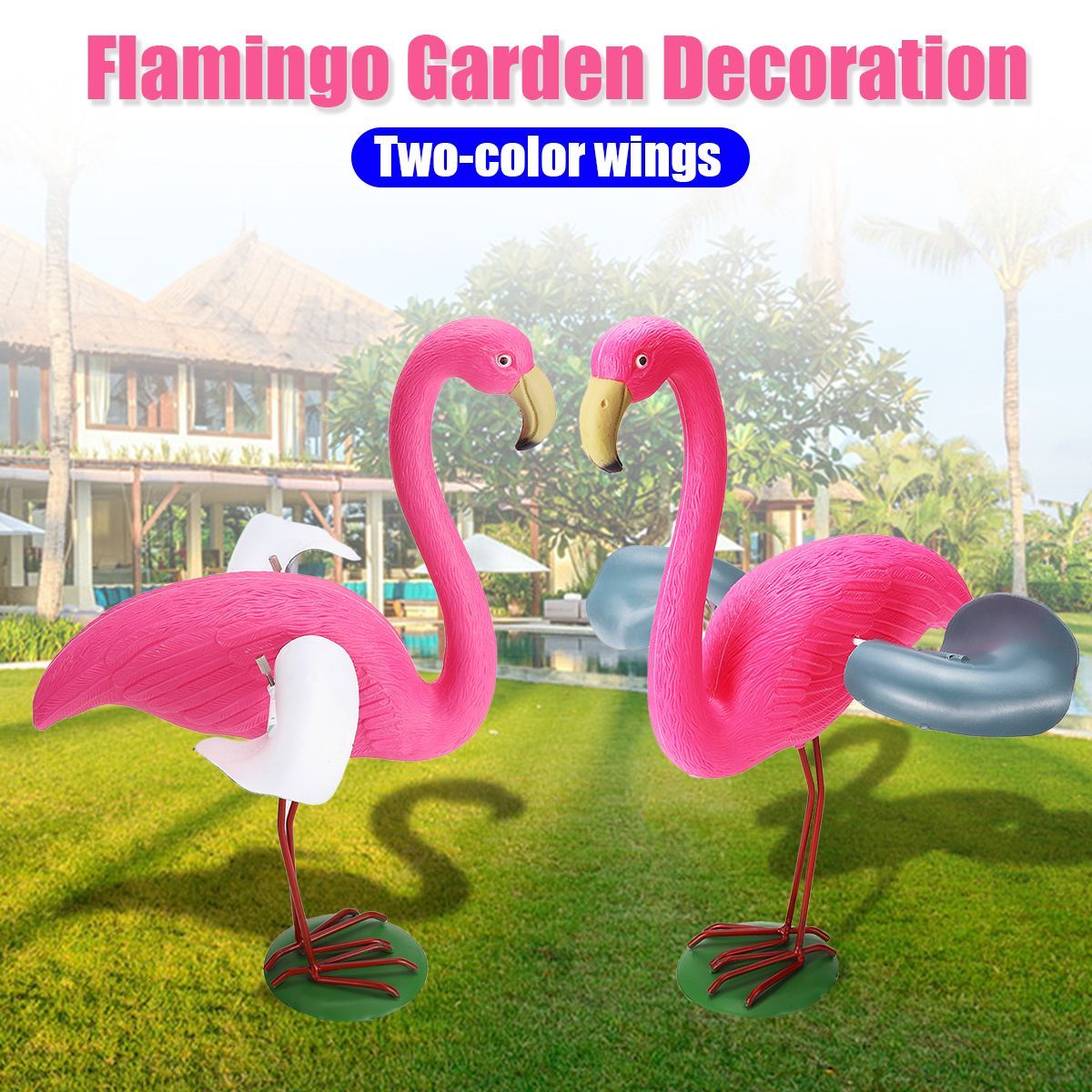 Flamingo-Garden-Decorations-DIY-Animal-Model-Detachable-Two-color-Wings-1445349