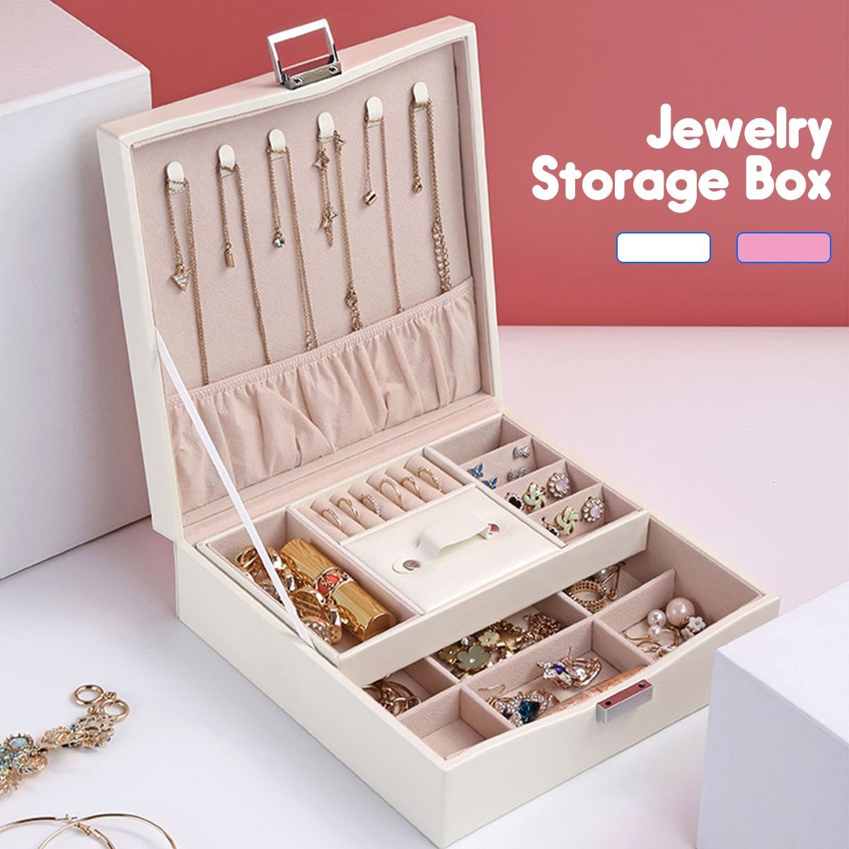 Flannel-Square-Jewelry-Box-Simple-Layout-2-Layers-Makeup-Organizer-Choker-Ring-Necklace-Storage-Box-1493604