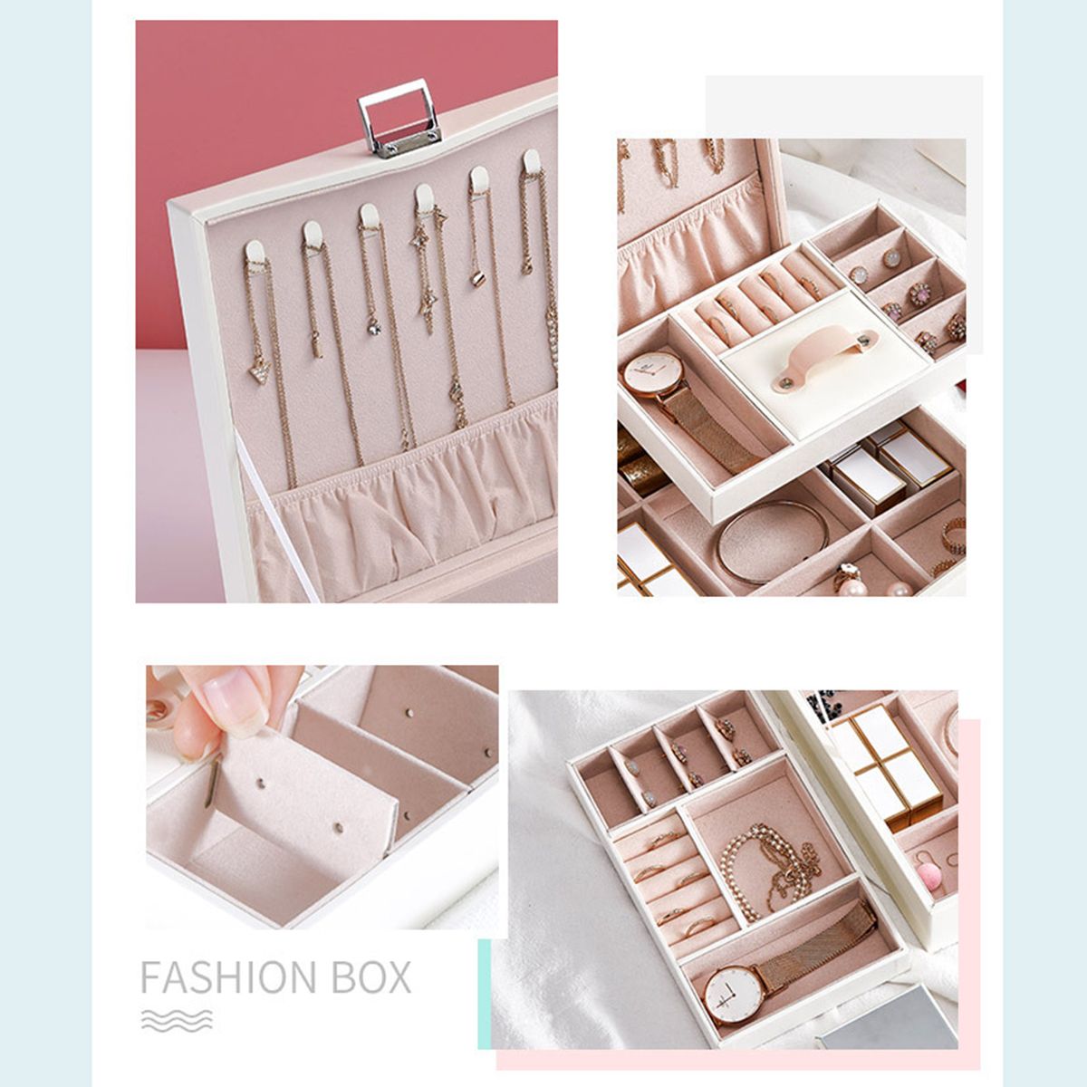 Flannel-Square-Jewelry-Box-Simple-Layout-2-Layers-Makeup-Organizer-Choker-Ring-Necklace-Storage-Box-1493604