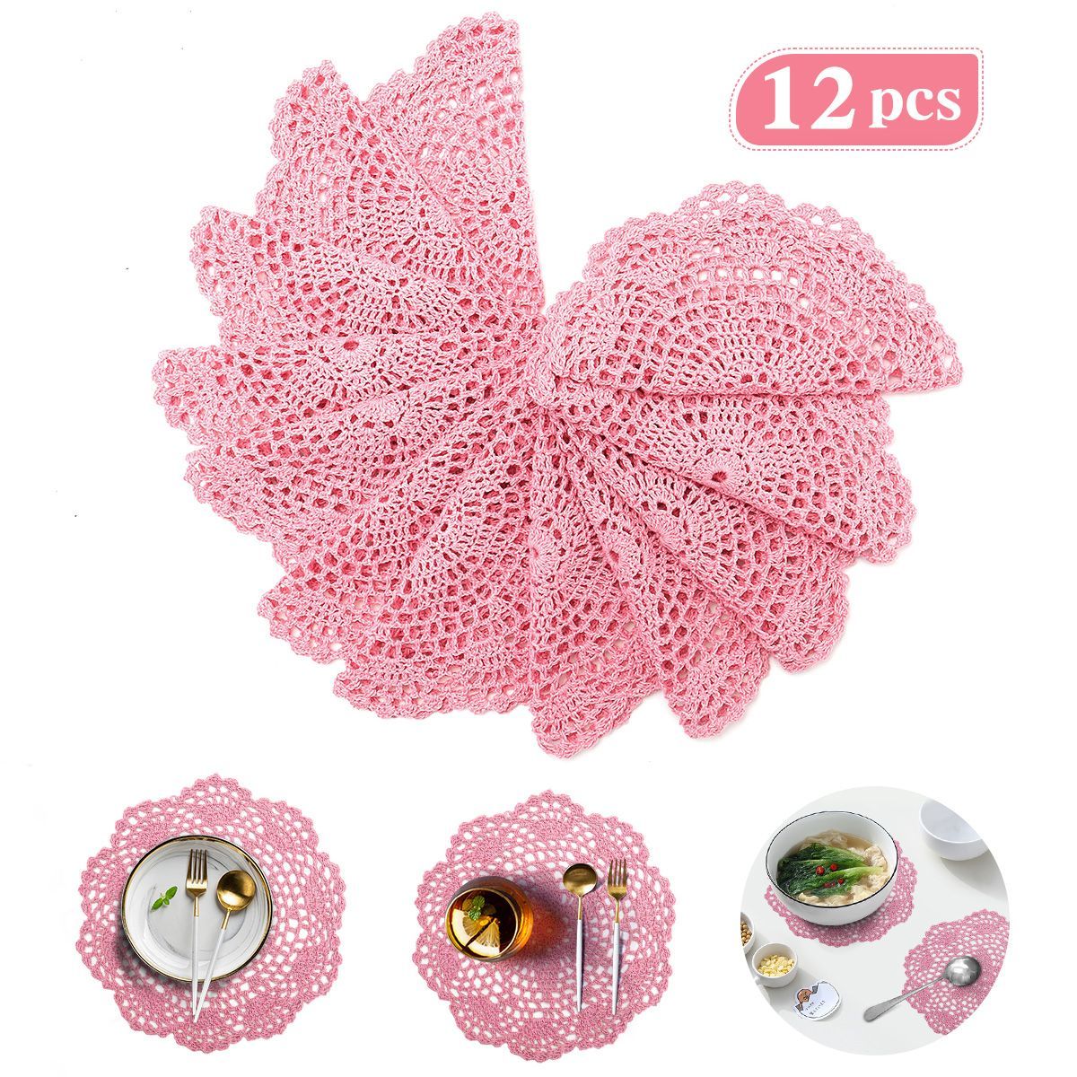 Floral-Pattern-Cotton-Hand-Crocheted-Doilies-Lace-Doily-1756983