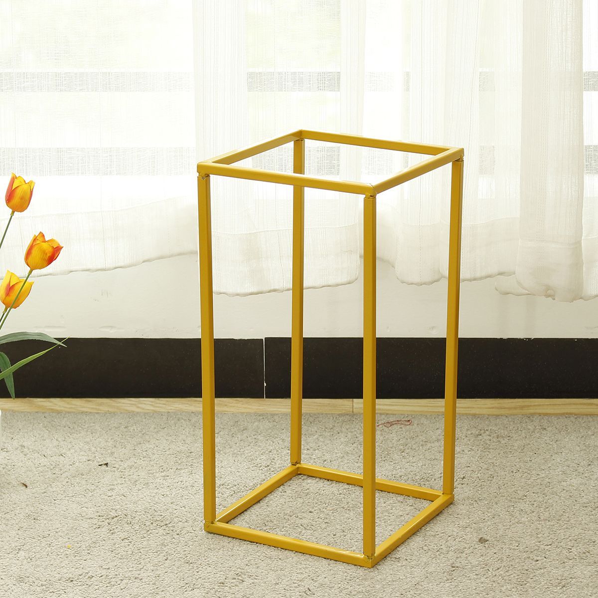 Flower-Rack-Wedding-Metal-Art-Geometric-Column-Vase-Stand-Prop-Party-Detachable-1593823