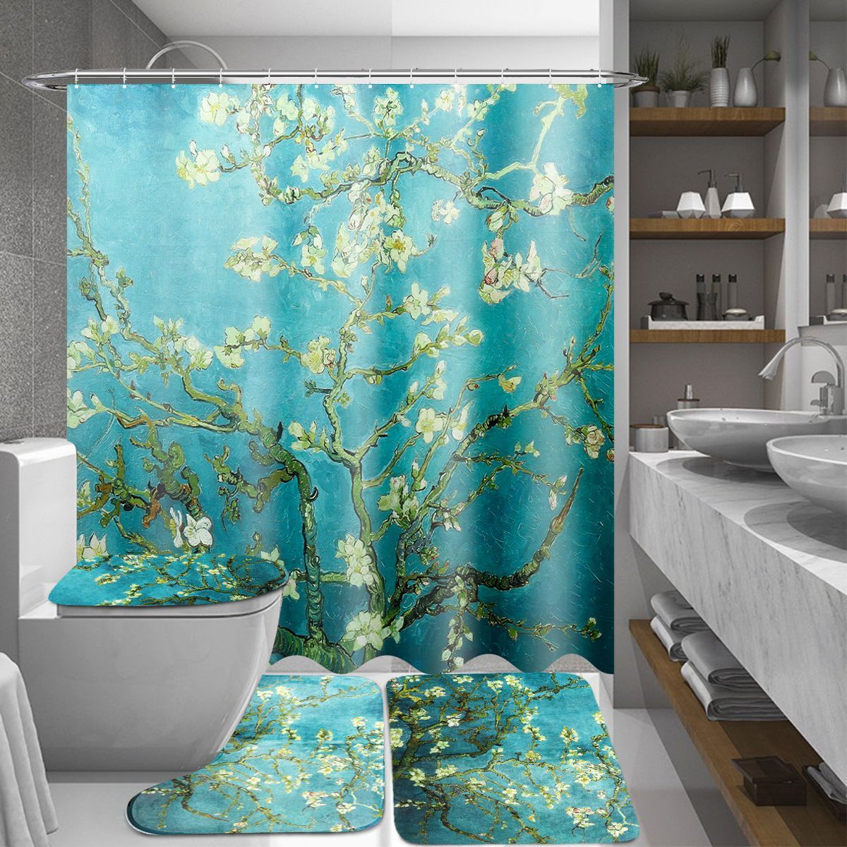 Flower-Waterproof-Shower-Curtain-Waterproof-Polyester-Fabric-Bathroom-Curtains-for-12-Hooks-1552627