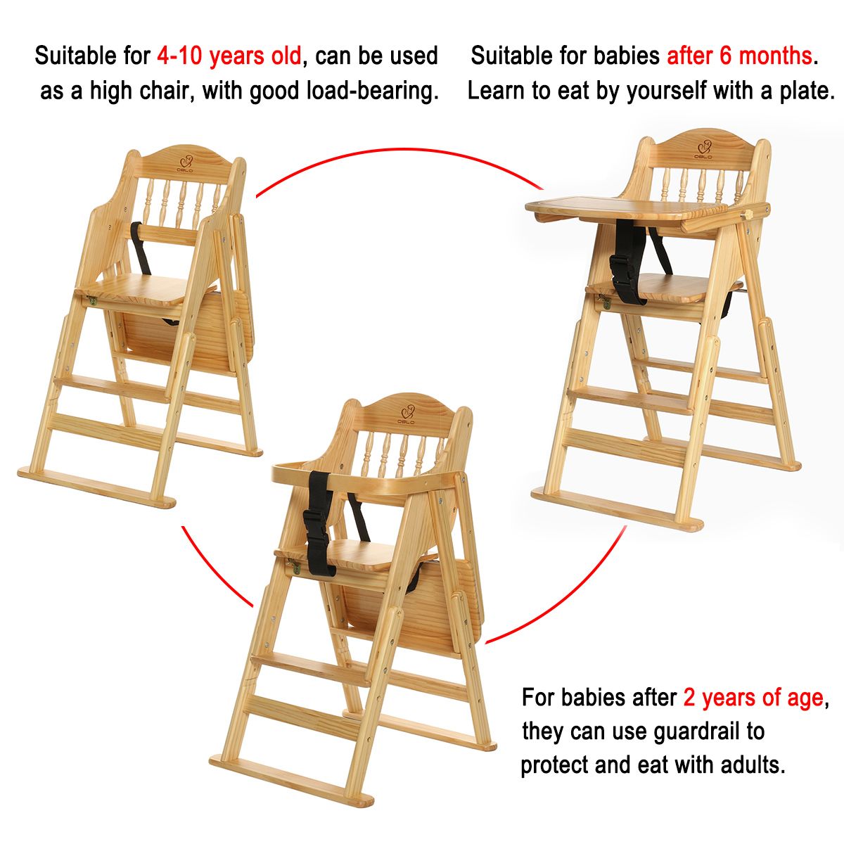 Folding-Adjustable-Baby-Wooden-High-Chair-Table-Seat-Toddler-Feeding-Highchair-1667638