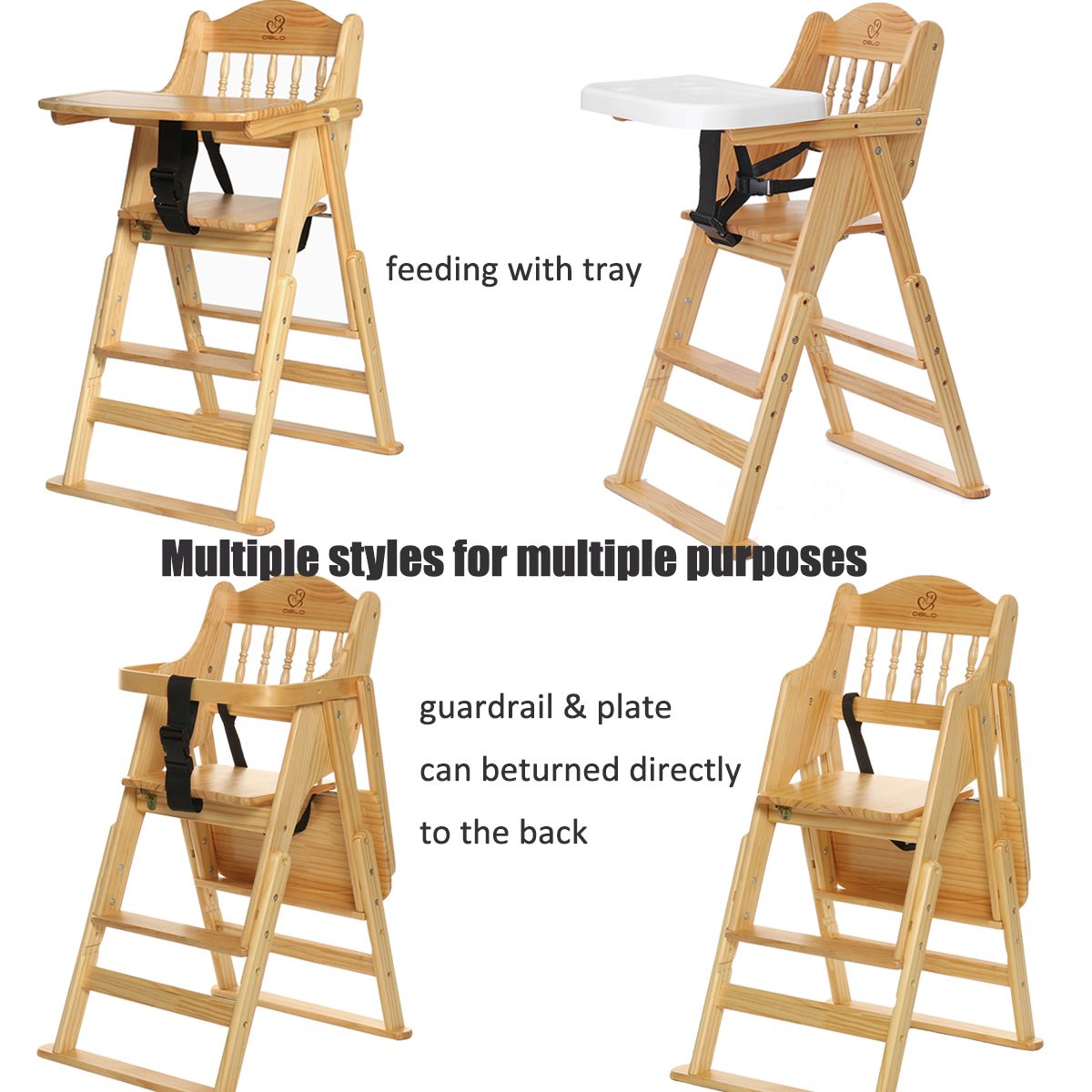 Folding-Adjustable-Baby-Wooden-High-Chair-Table-Seat-Toddler-Feeding-Highchair-1667638