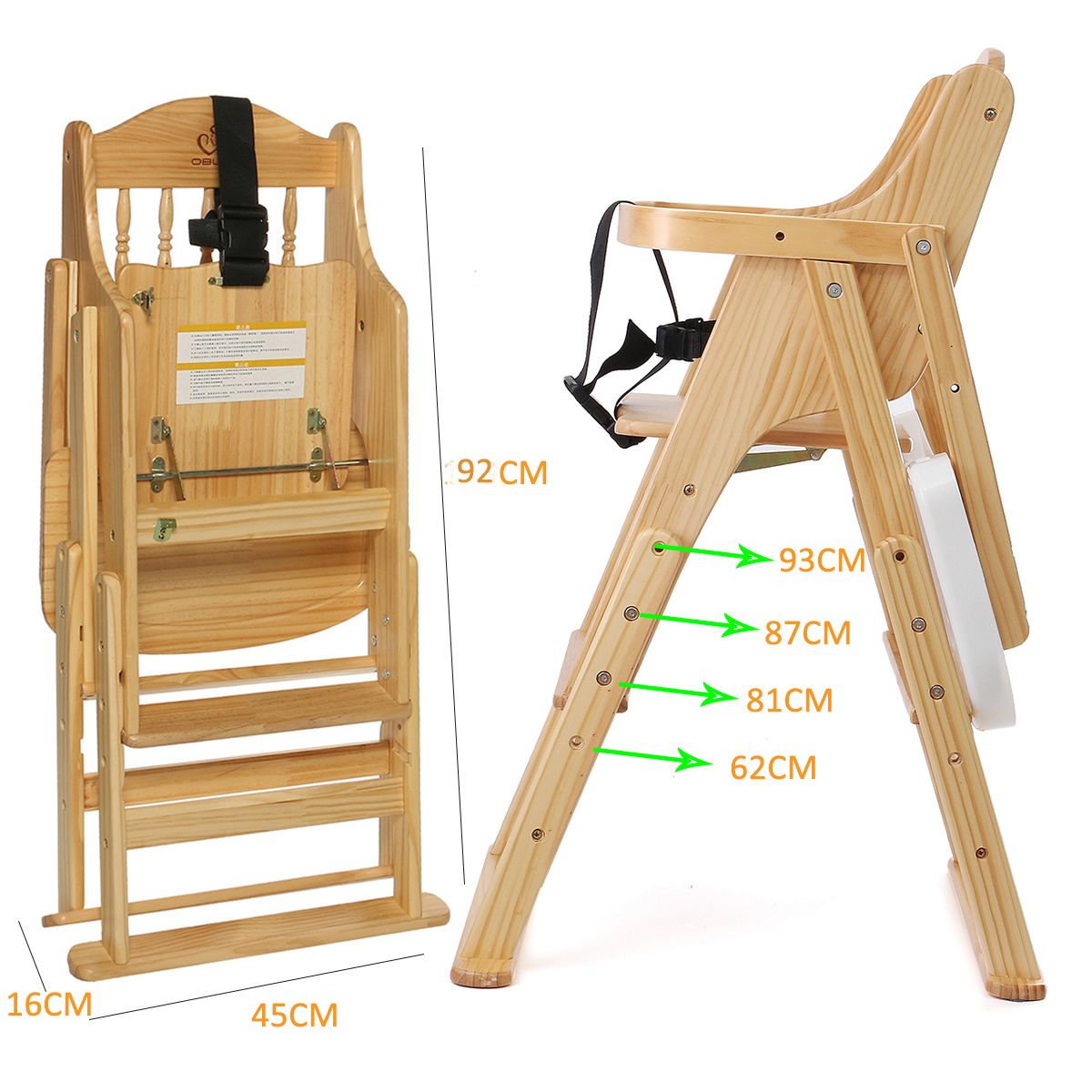 Folding-Adjustable-Baby-Wooden-High-Chair-Table-Seat-Toddler-Feeding-Highchair-1667638