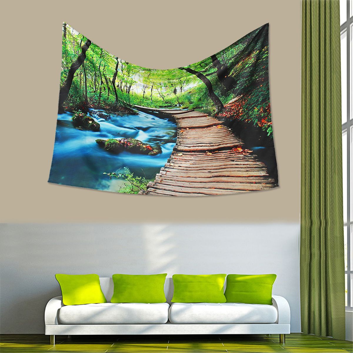 Forest-Art-Tapestry-Wall-Hanging-Throw-Bedspread-Beach-Towel-Cloth-Home-Decor-1540260