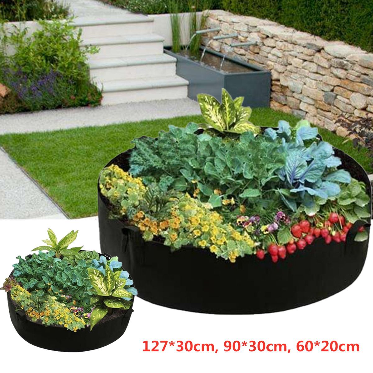 Garden-Raised-Plant-Bed-Flower-Planter-Elevated-Vegetable-Box-Planting-Grow-Bag-1563670