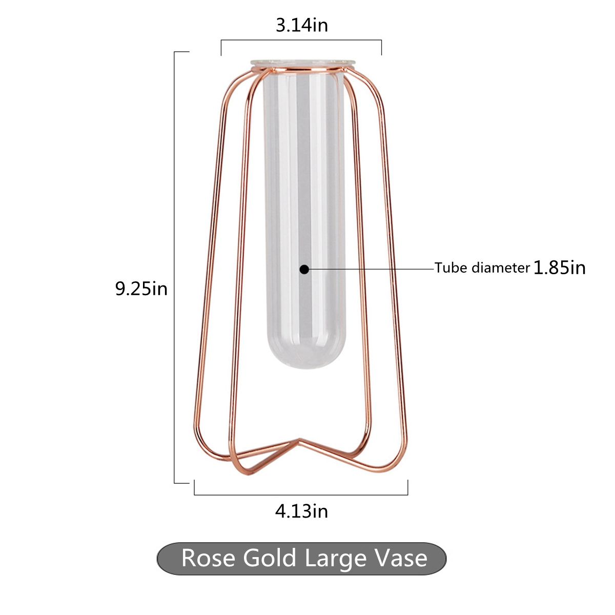 Glass-Planter-Test-Tube-Vase-Pot--Retro-Iron-Stand-Holder-Plants-Flowers-Decoration-1762959