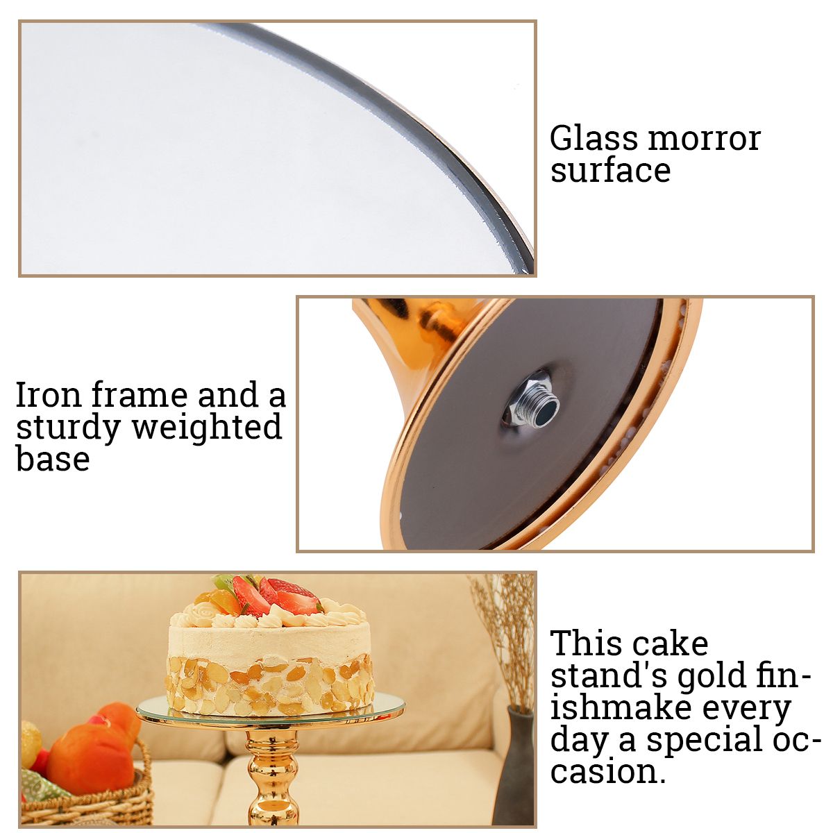 Gold-Mirror-Cake-Dessert-Stand-Holder-Round-Metal-Wedding-Party-Display-Decorations-1443803