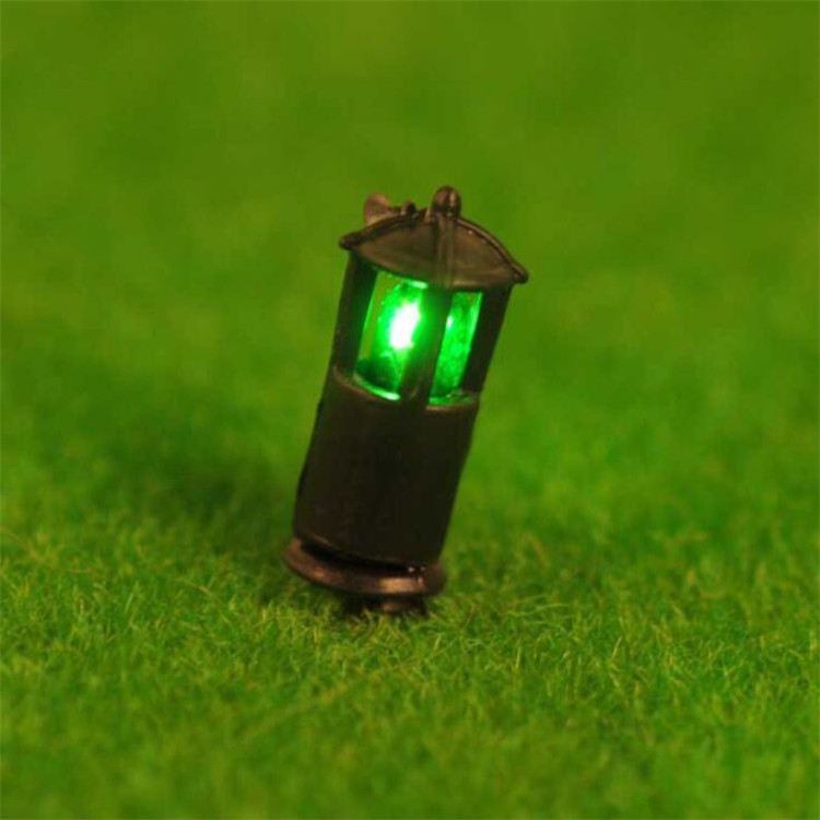 HO-OO-Scale-5Pcs-6V-DIY-Model-LED-Garden-Light-Lamp-Street-Lamppost-Architecture-Street-Construction-1494725