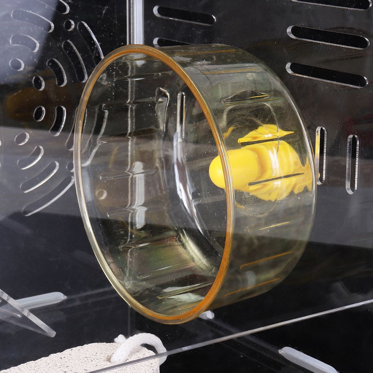 Hamster-Acrylic-Cage-Clear-1-Layer-Mice-Mouse-Castle-Rat-House-Toy-Pet-Bed-Kids-Gift-1532846