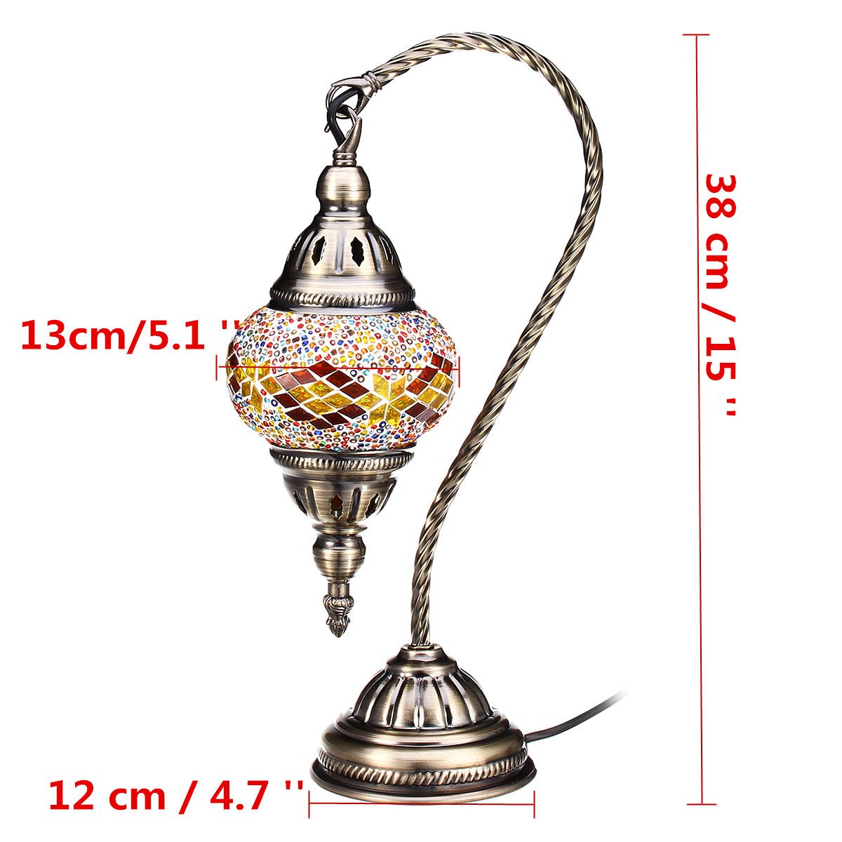 Handmade-Swan-Lamp-Vintage-Glass-Turkish-Style-Bedside-Home-Table-Night-Light-1557332