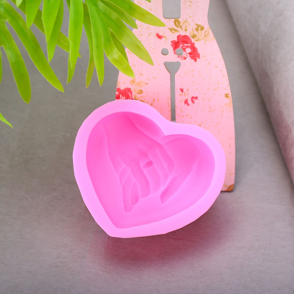 Heart-Wedding-Silicone-Soap-Bar-Mold-Candle-Mold-DIY-Craft-Plaster-Resin-Mould-1429528