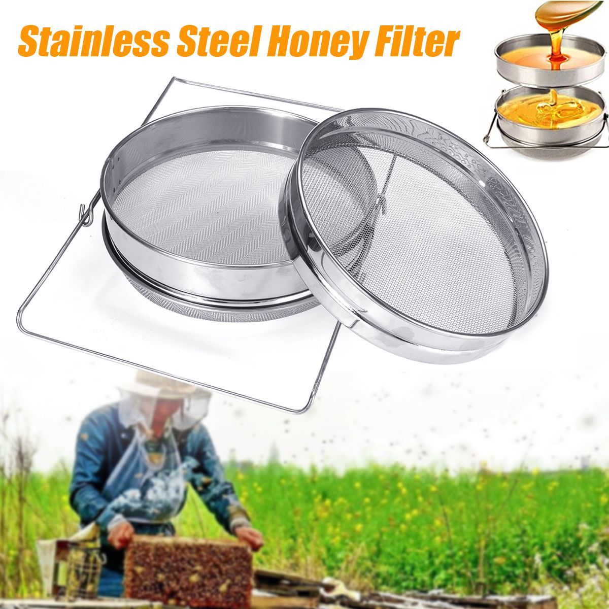 Honey-Strainer-Extractor-Filter-Stainless-Steel-Mesh-Double-layer-Sieve-1584520