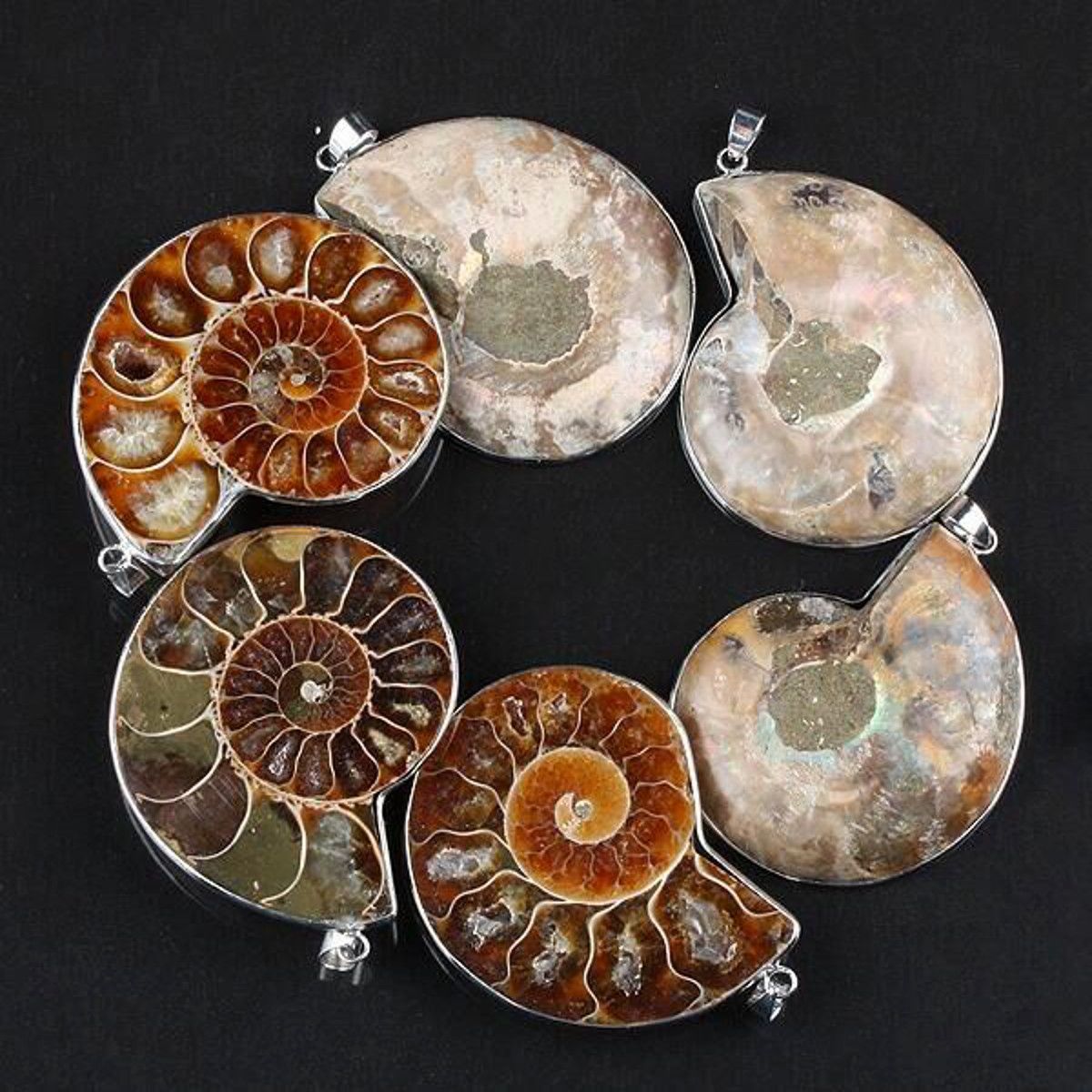 Hot-Madagascar-Sea-Natural-Druzy-Ammonite-Shell-Gemstone-Pendant-Necklace-1564304