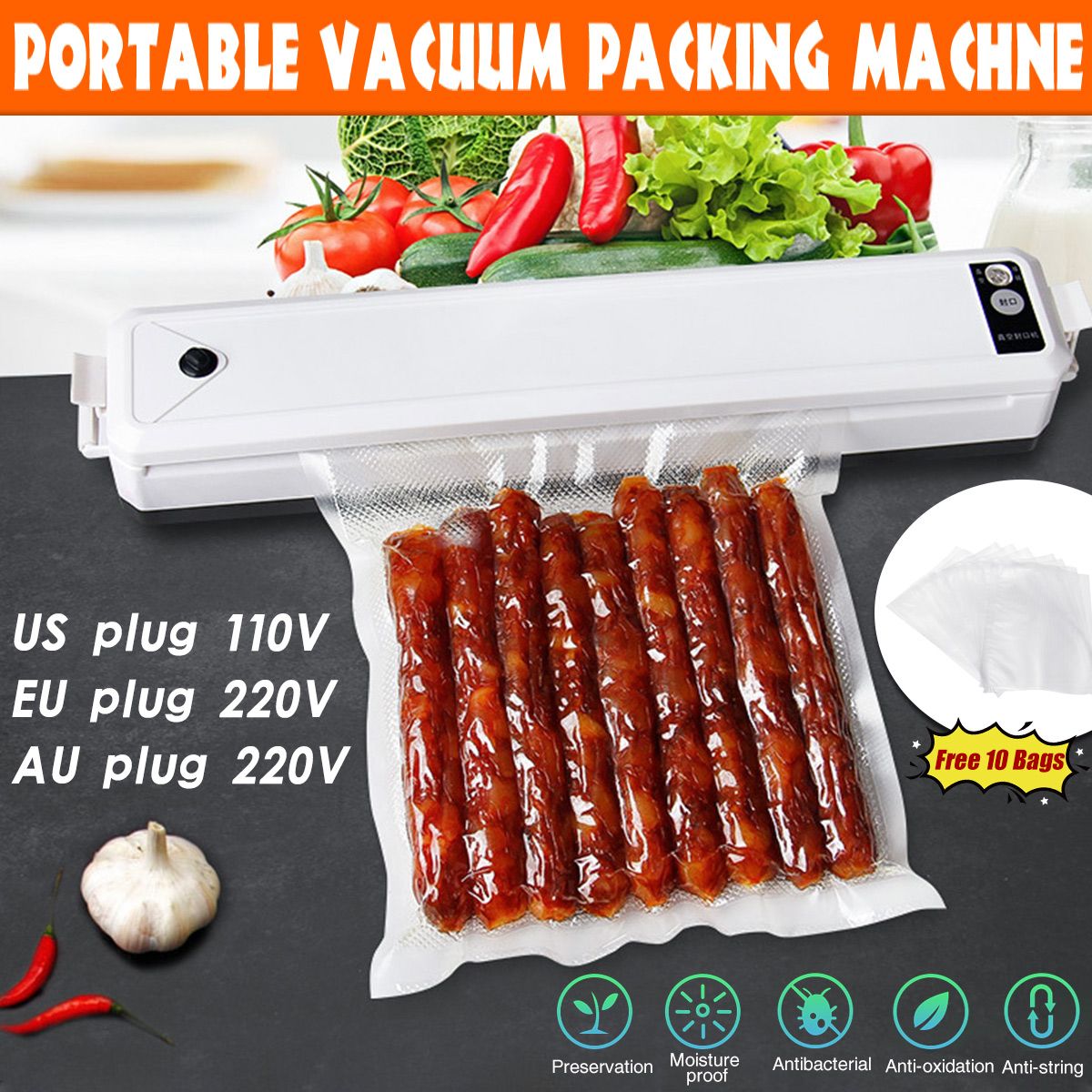 Household-Automatic-Vacuum-Sealer-Food-Packing-Machine--10x-Storage-Bags-1638816