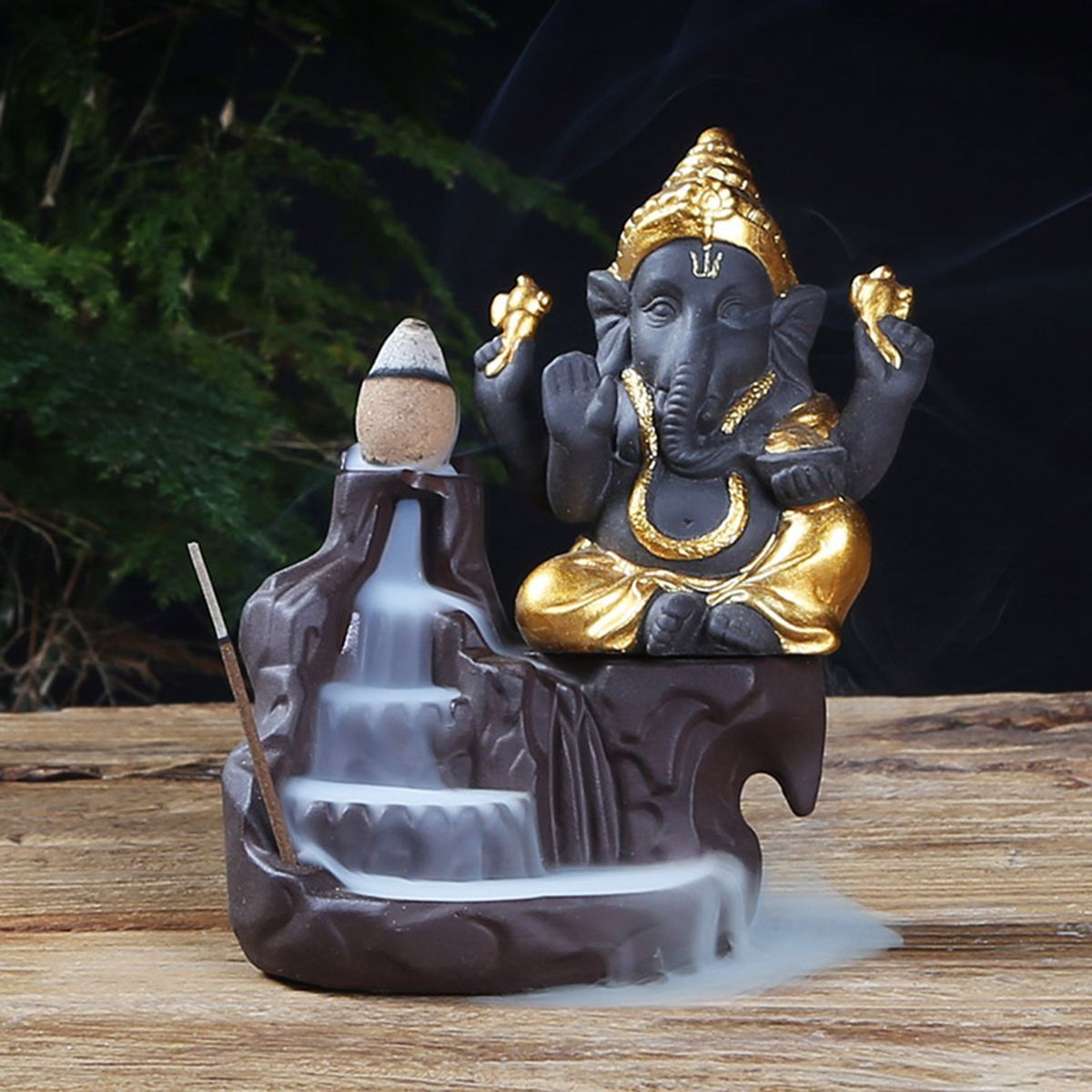 India-Elephant-God-Ganesha-Backflow-Incense-Burner-Censer-Holder-Room-Decor-Gift-1373342