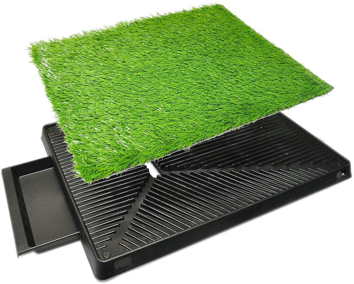 Indoor-Dog-Pet-Potty-Training-Portable-Toilet-Pads-Tray-With-1-PC-Replace-Grass-Mat-1655628