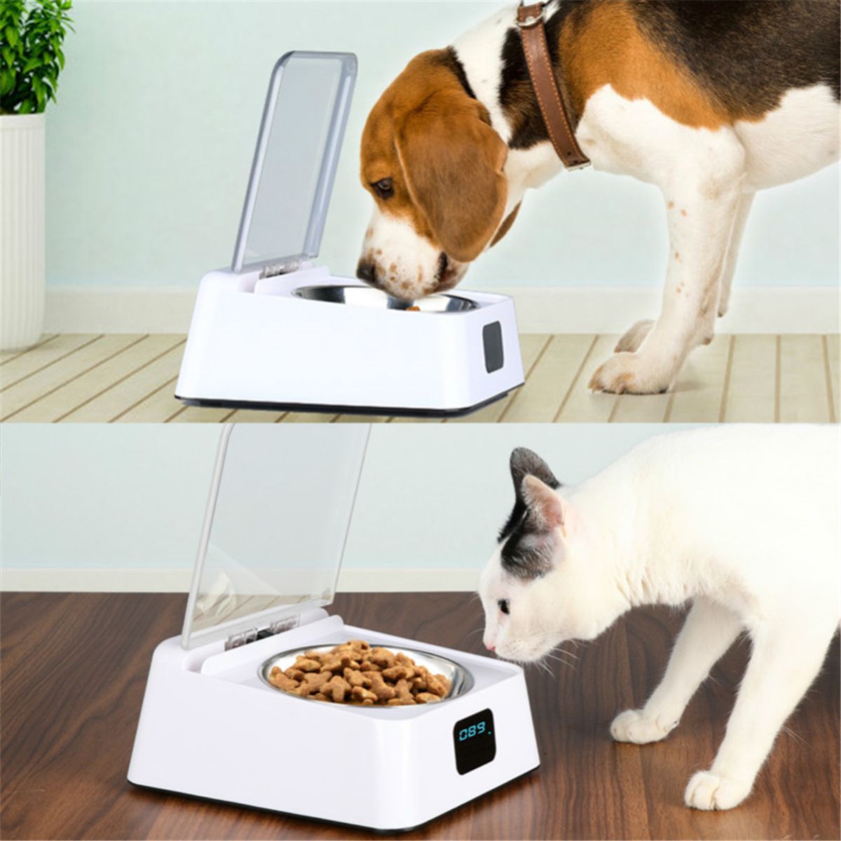 Infra-Red-Sensor-Automatic-Pet-Feeder-Stainless-Steel-Bowl-Dispenser-Smart-Dish-1568986
