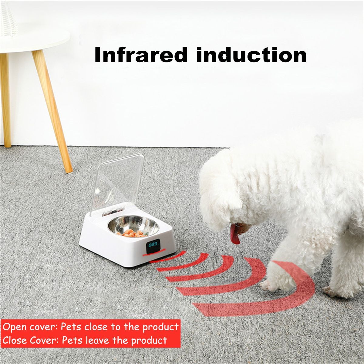 Infra-Red-Sensor-Automatic-Pet-Feeder-Stainless-Steel-Bowl-Dispenser-Smart-Dish-1568986