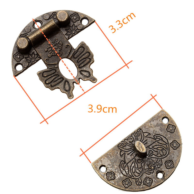 Jewelry-Wooden-Box-Lock-Buckle-Decorative-Hardware-Butterfly-Clasp-Antique-Bronze-1427531