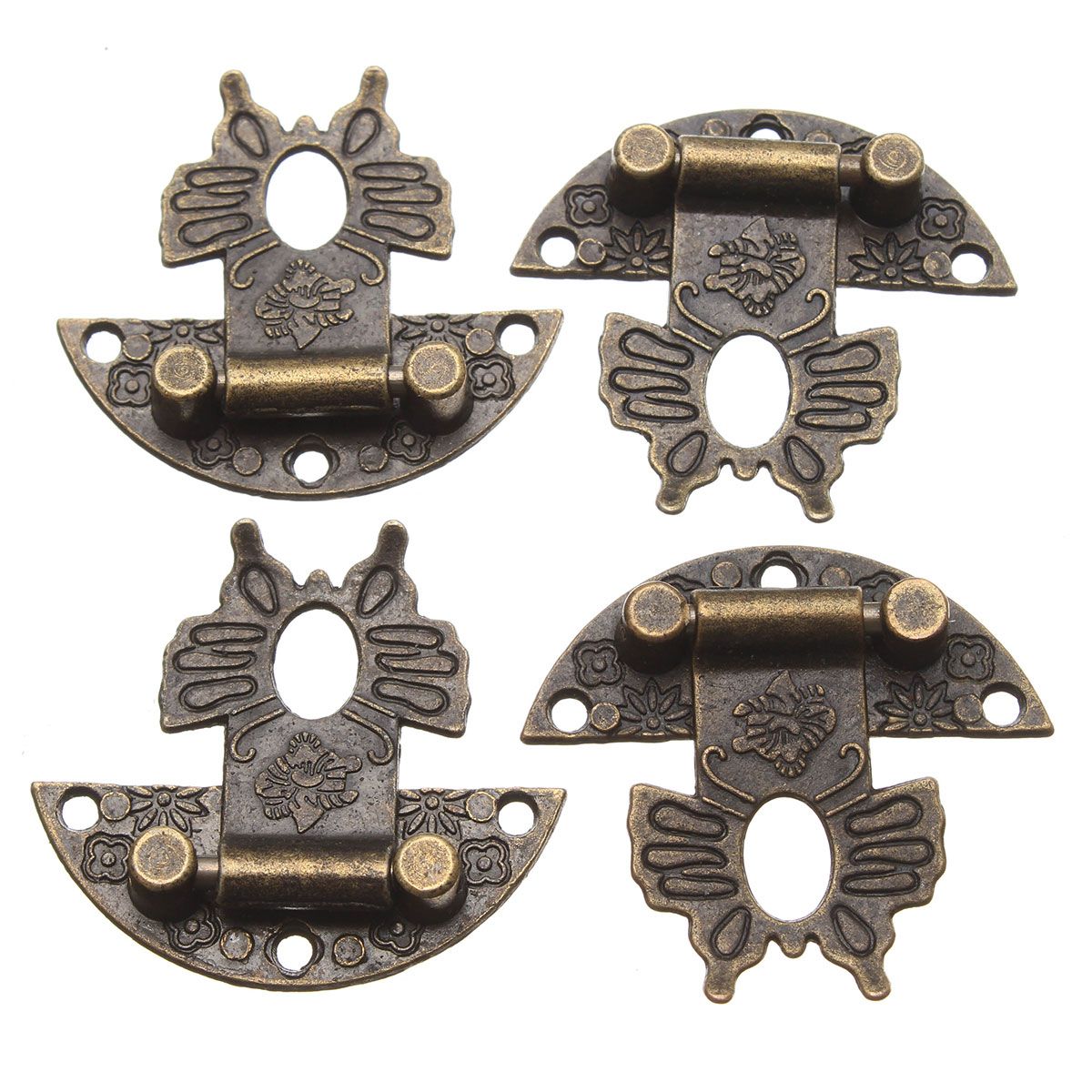 Jewelry-Wooden-Box-Lock-Buckle-Decorative-Hardware-Butterfly-Clasp-Antique-Bronze-1427531