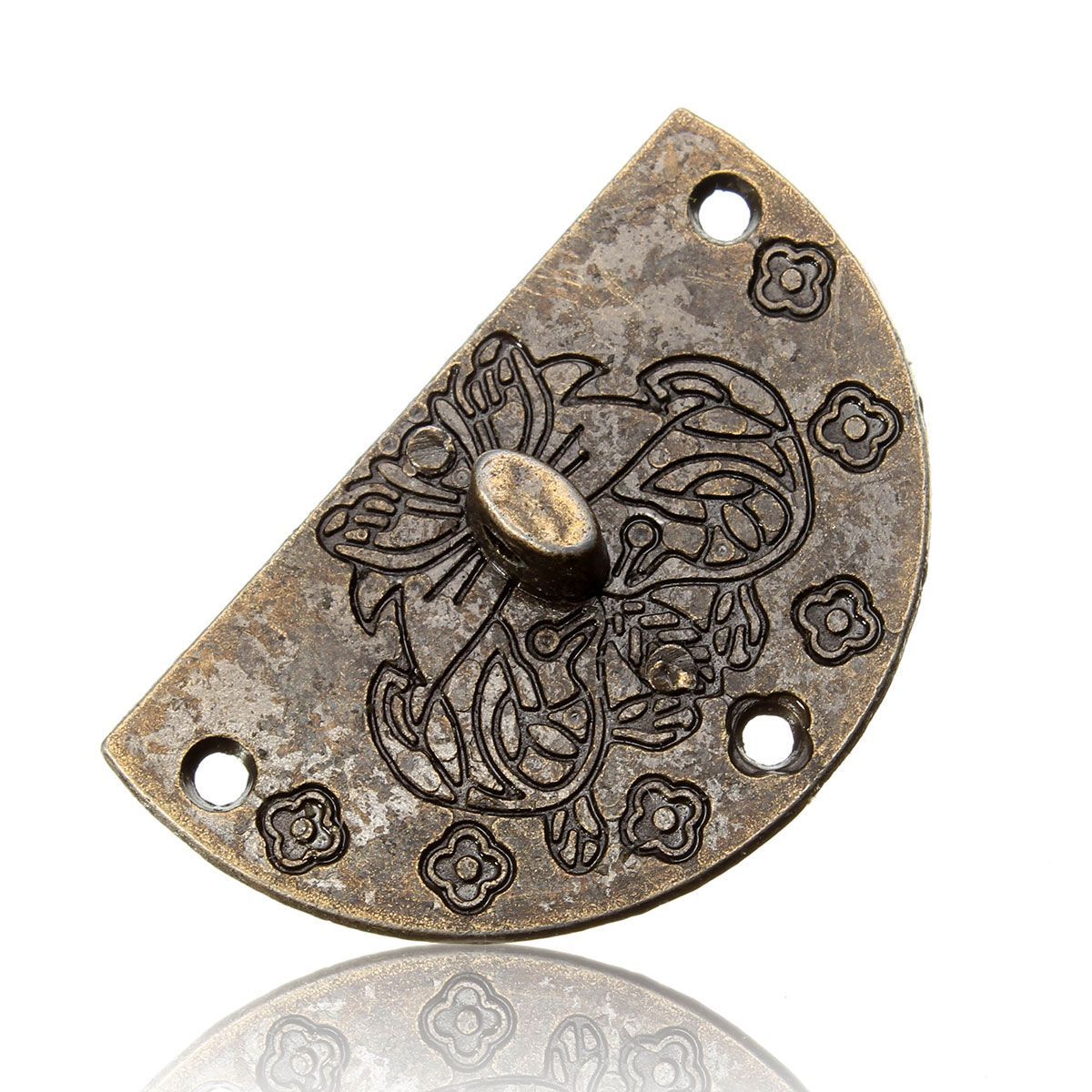 Jewelry-Wooden-Box-Lock-Buckle-Decorative-Hardware-Butterfly-Clasp-Antique-Bronze-1427531