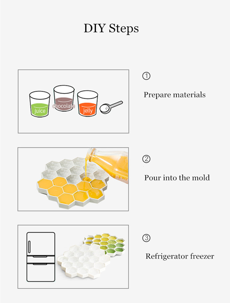 JordanampJudy-Ice-Cube-Tray-Silicone-Ice-Mold-19-Ice-Trays-for-Whiskey-Cocktail-DIY-Chocolate-Jelly--1528975