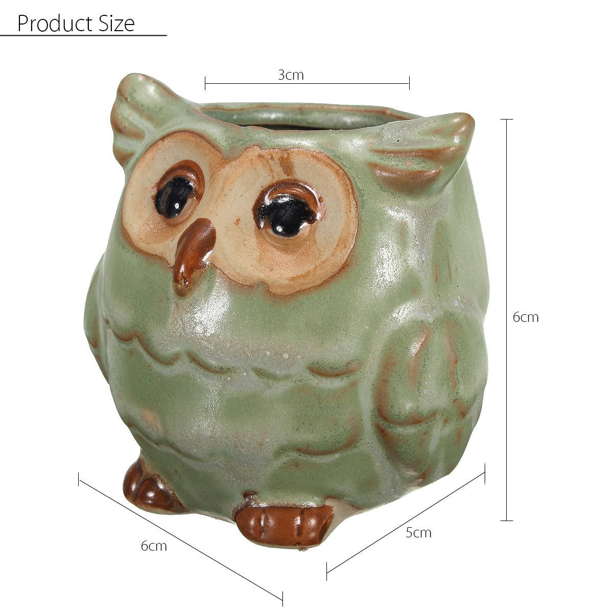 Kawaii-Fat-Owl-Ceramic-Pot-Mini-Flower-Succulent-Plant-Bonsai-Home-Garden-Decor-Planter-1429179