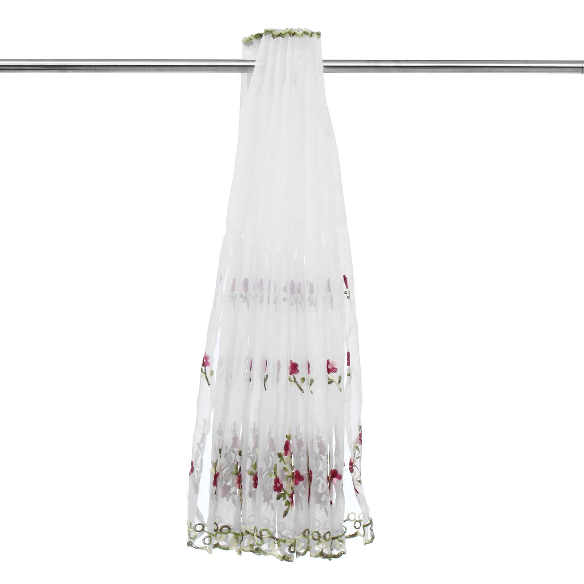 Kitchen-Cafe-Curtains-Country-Embroidery-Window-Sheer-Voile-Short-Panel-Valance-1528711