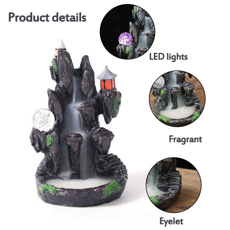 LED-Backflow-Ceramic-Mountain-Waterfall-Smoke-Incense-Burner-Cones-Holder-Censer-1701401