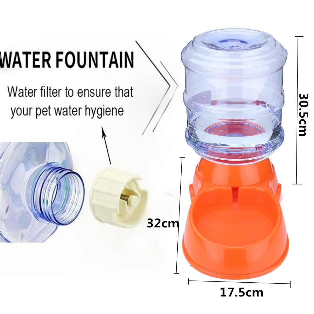 Large-Automatic-Pet-Dog-Cat-Water-Feeder-Bowl-Bottle-Dispenser-Plastic-38Liters-1553830