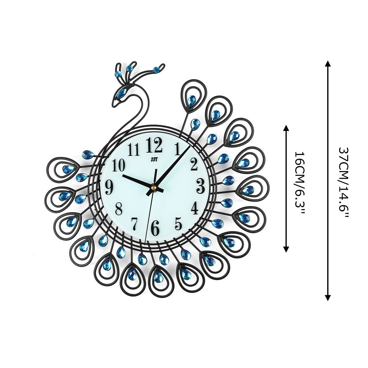 Large-DIY-3D-Flower-Peacock-Diamond-Wall-Clock-Metal-Modern-Home-Office-Decorations-1629898