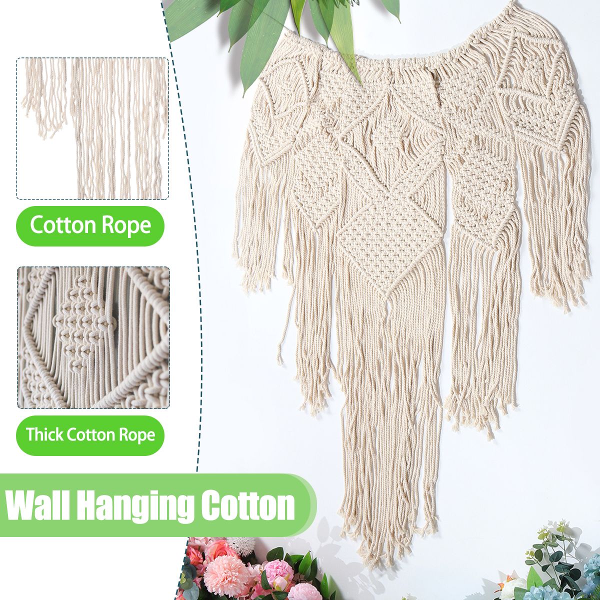 Large-Woven-Macrame-Wall-Hanging-Cotton-Bohemian-Tapestry-Room-Decoration-1727277