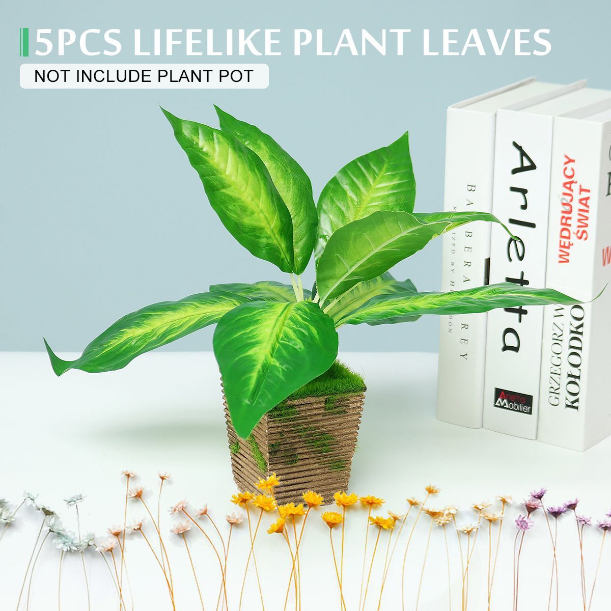 Lifelike-Artificial-Plants-PseudoLeaf-Palm-Leaves-Grass-Pot-Home-Bush-Wall-Decorations-1569842