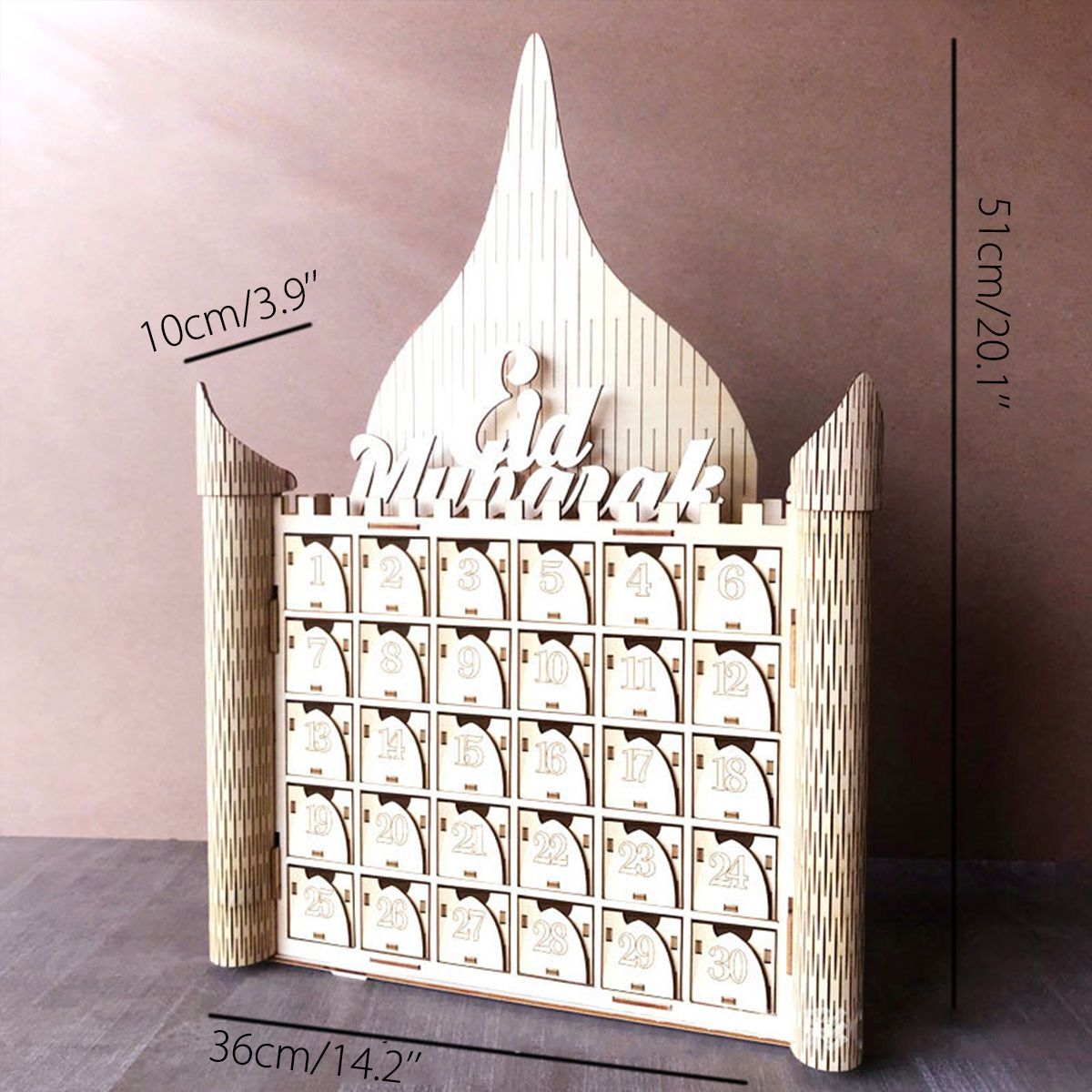 MDF-Wooden-Decorations-Ramadan-Advent-Calendar-DIY-House-Drawer-Stand-Rack-1462091