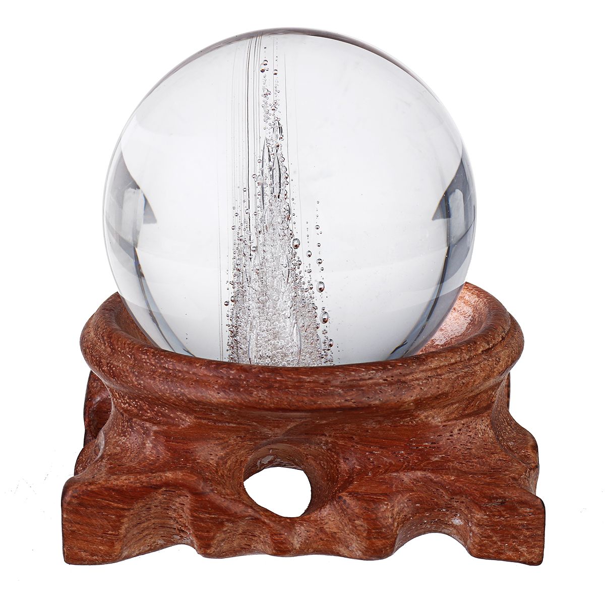 Melting-Stone-Sphere-Quartz-60mm-Clear-Crystals-Ball-Healing-Rock-Decor--Stand-1537541
