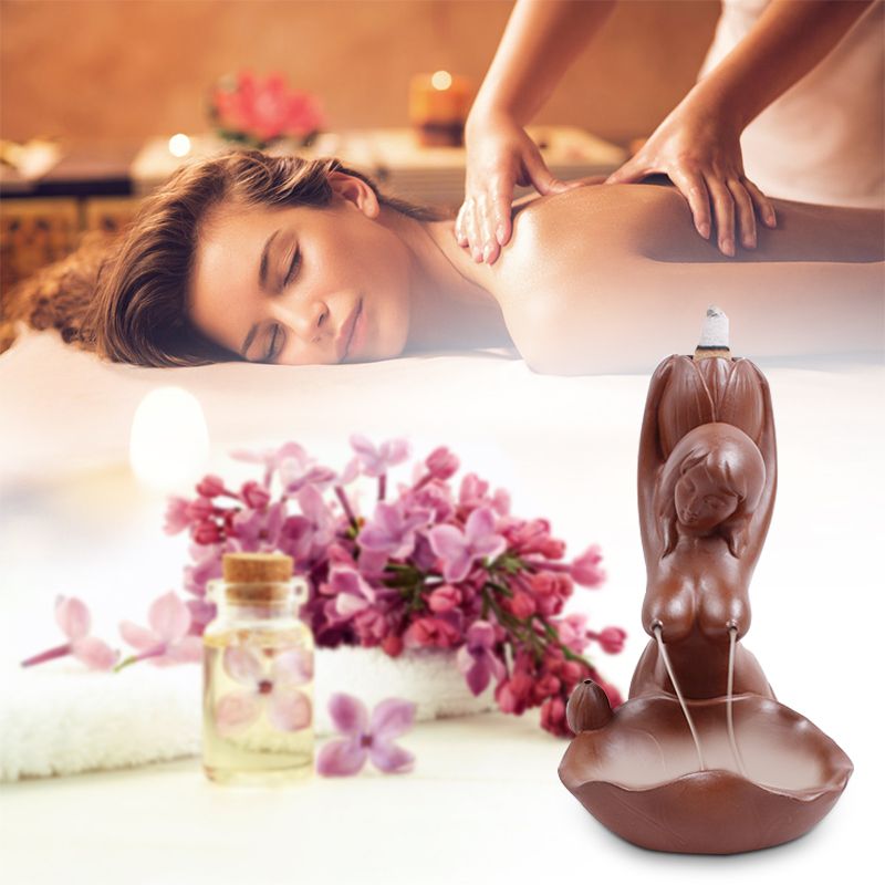 Mermaid-Ceramic-Incense-Burner-Backflow-Glaze-Censer-Cone-Holder-Decor-Crafts-1392940