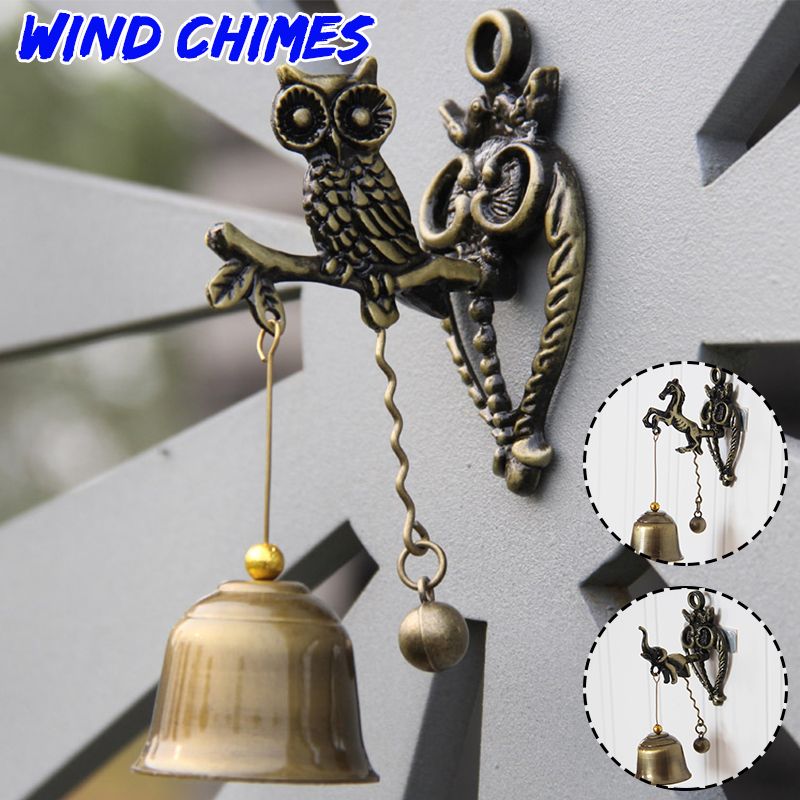 Metal-Animal-Wind-Chime-Decorative-Vintage-Antique-Farmhouse-Style-Decoration-1708785