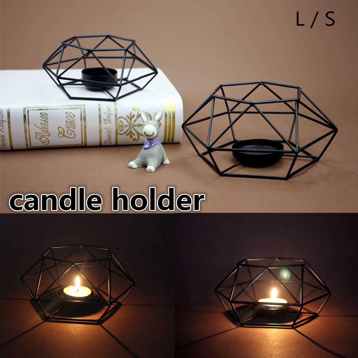 Metal-Wire-Candlestick-Tea-Light-Candle-Holder-Tabletop-Decor-Industrial-Lantern-1557426