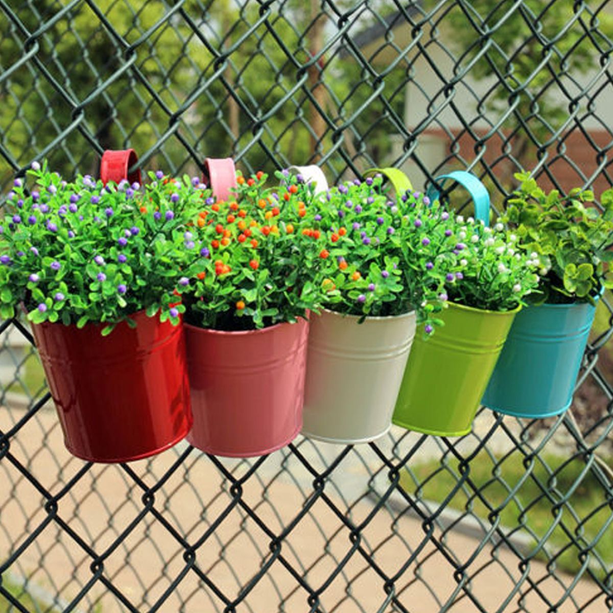 Mini-Flower-Pot-Hanging-Balcony-Garden-Planter-Metal-Hook-Iron-Bucket-Decoration-1735467