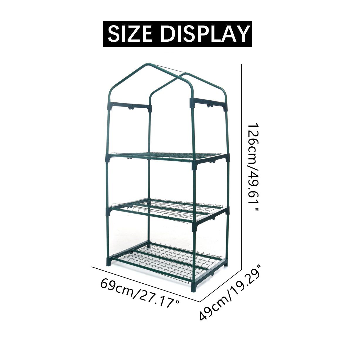 Mini-Greenhouse-AUEDW-4-Shelves-IndoorOutdoor-Greenhouse-with-Zippered-Cover-and-Metal-Shelves-for-G-1592630