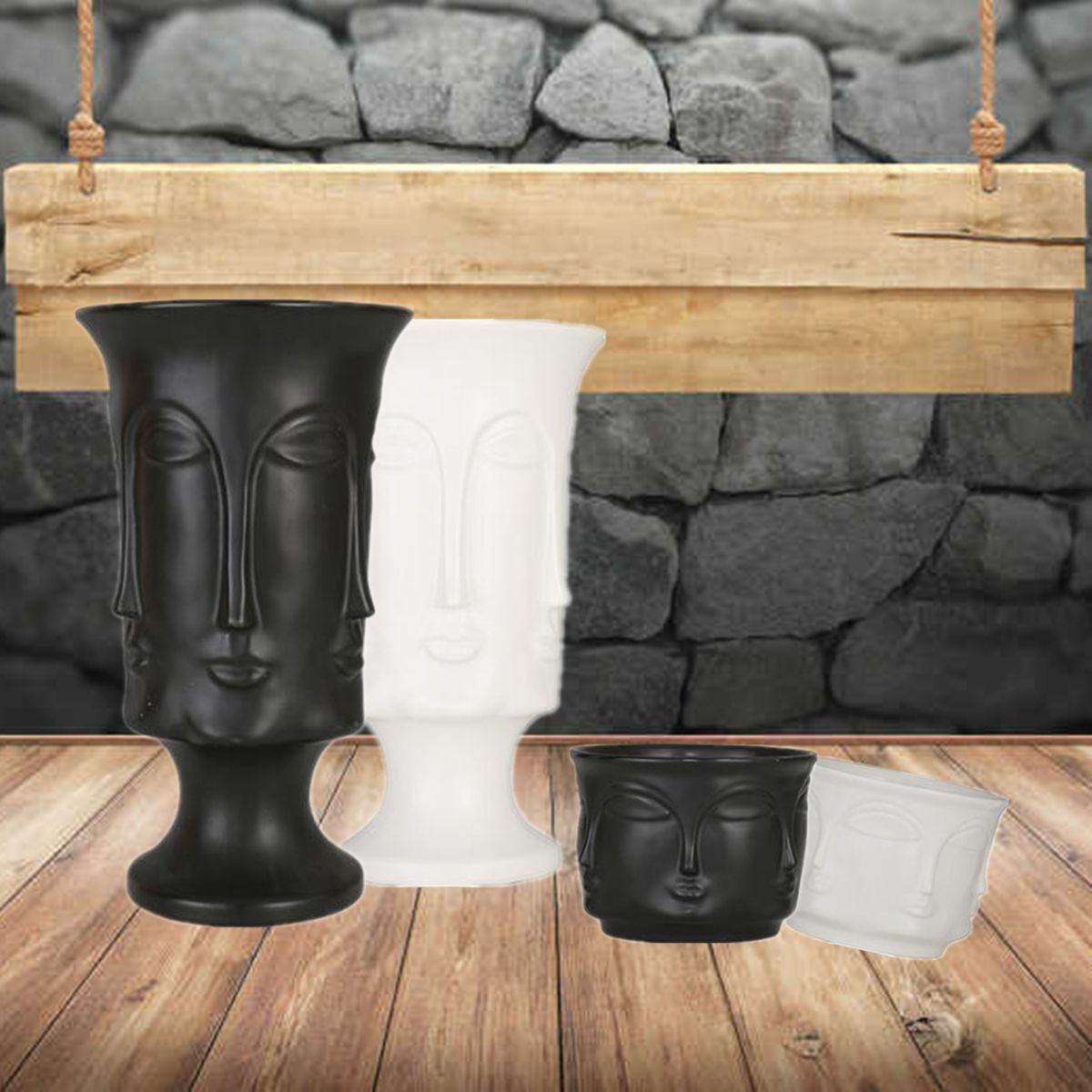 Minimalist-Artificial-Flower-Ceramic-Human-Face-Creative-Vase-Display-Room-Decorations-1473220