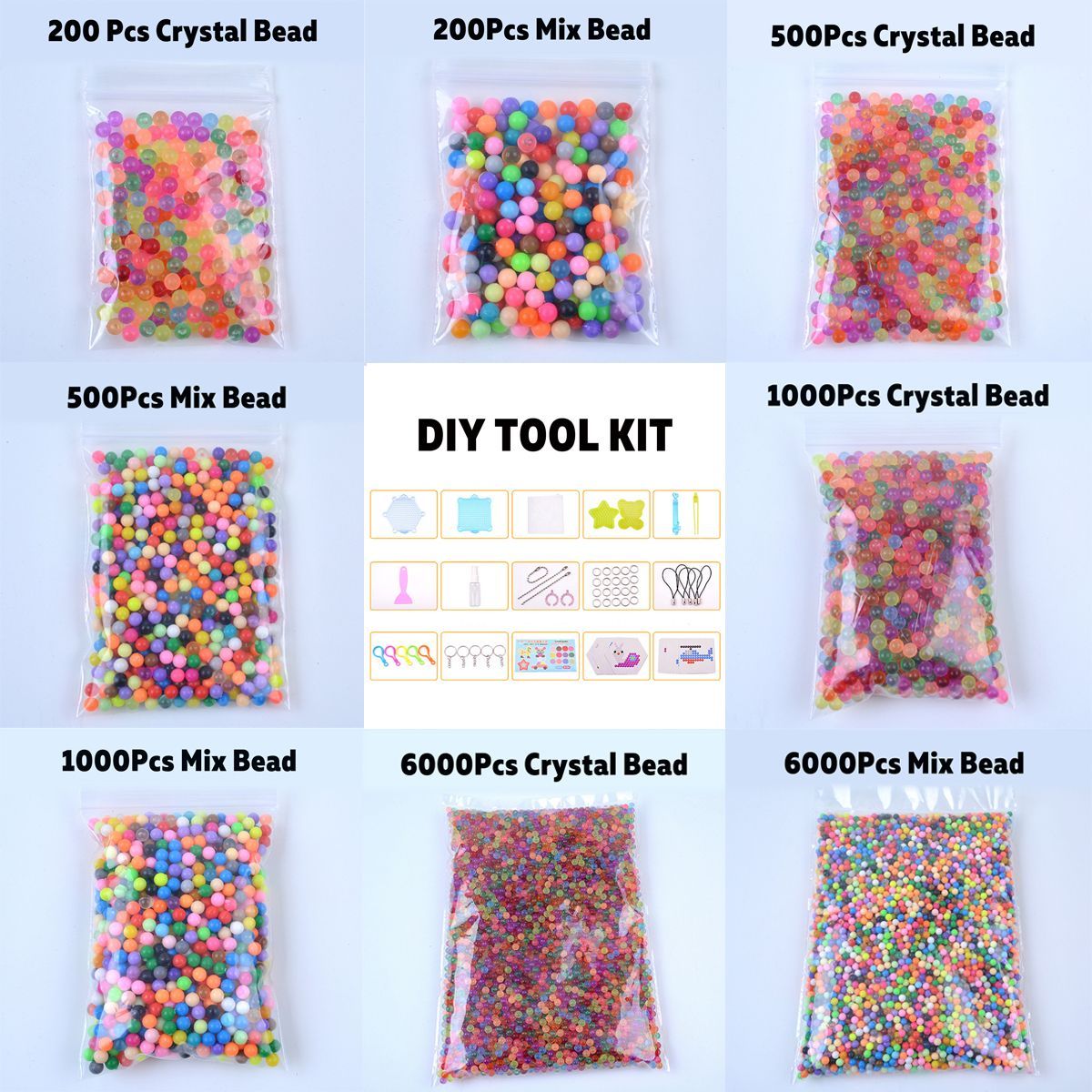 Mix-Crystals-Fuse-Beads-Water-Sticky-Beads-DIY-Refill-Water-Spray-Kid-Art-Craft-1537543