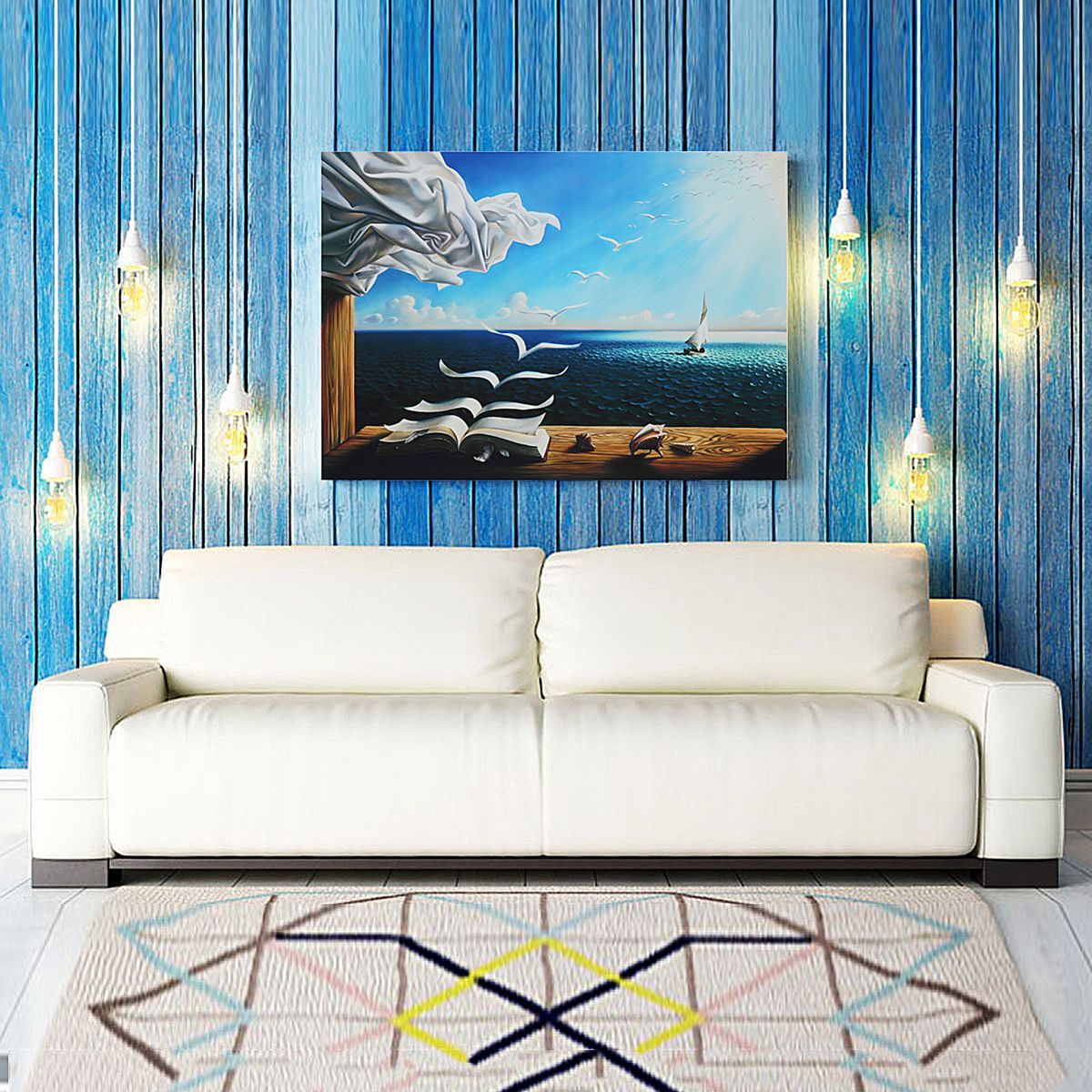 Modern-Sea-Canvas-Print-Painting-Poster-Wall-Mount-Art-Unframed-Picture-Home-Decorations-1465368