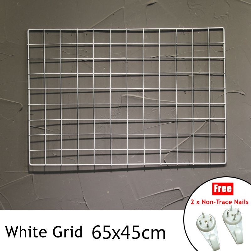 Multi-Function-Metal-Mesh-Grid-Panel-Decorations-Photo-Wall-Holder-Art-Display-1291174