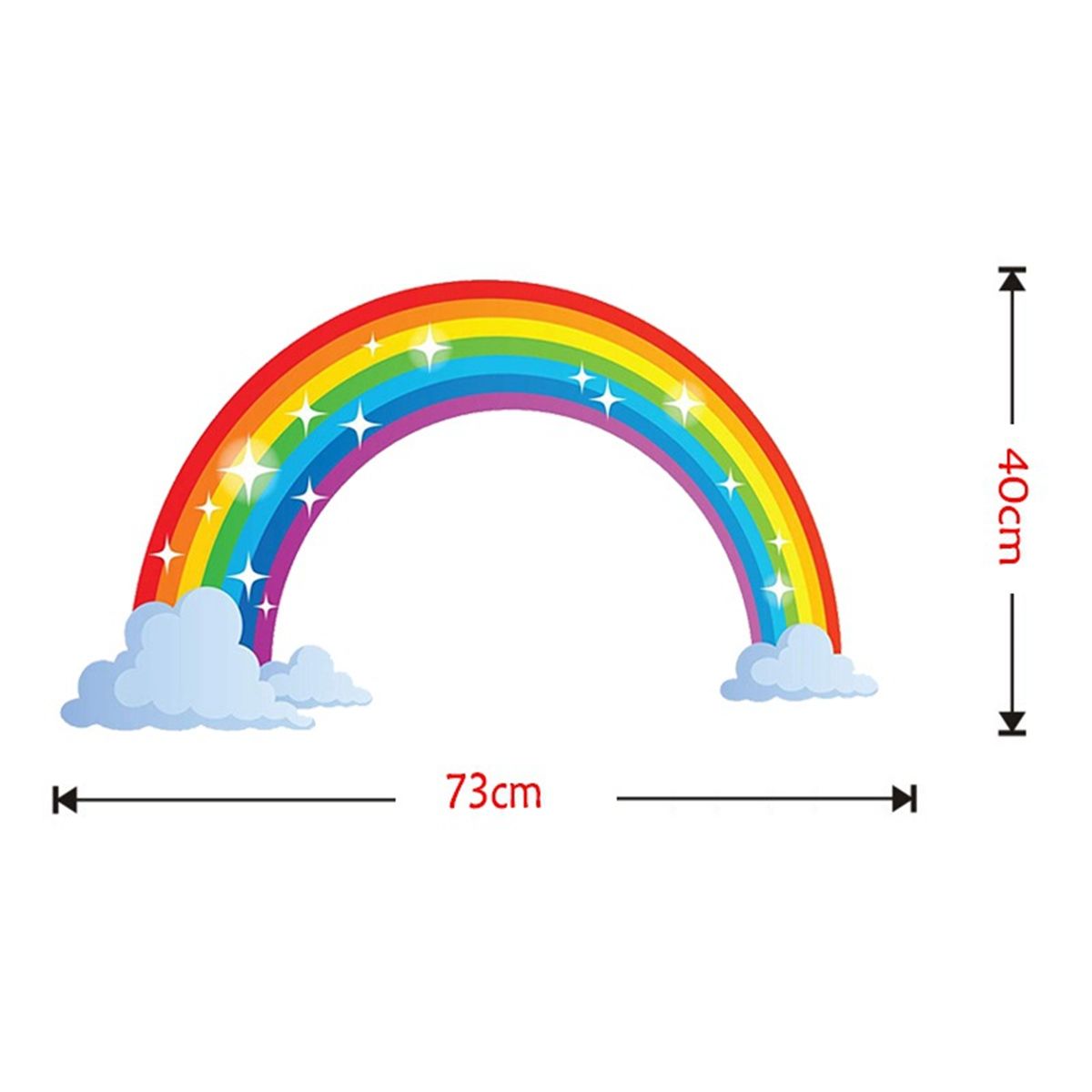 Multicoloured-Rainbow-Wall-Sticker-Kids-Bedroom-Nursery-Decals-Vinyl-Wall-Decor-1431027