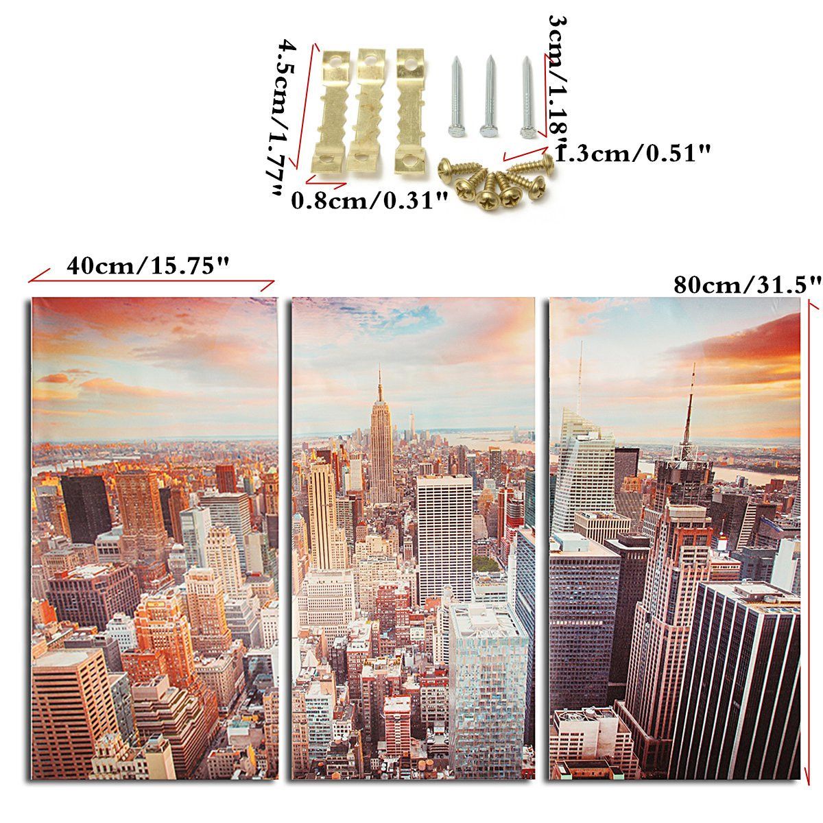 New-York-City-Canvas-Print-Painting-Picture-Wall-Art-Decorations-Landscape-Unframed-1155392