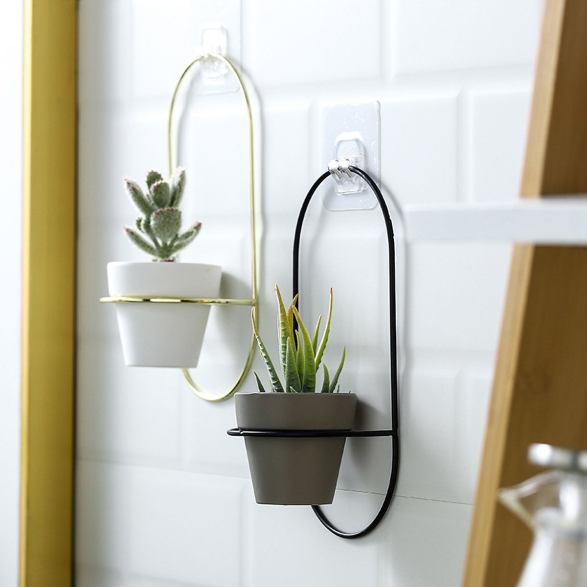 Nordic-Style-Wall-Hanging-Metal-Rack-Ceramic-Succulent-Plant-Pot-Cactus-Holder-Stand-1728916