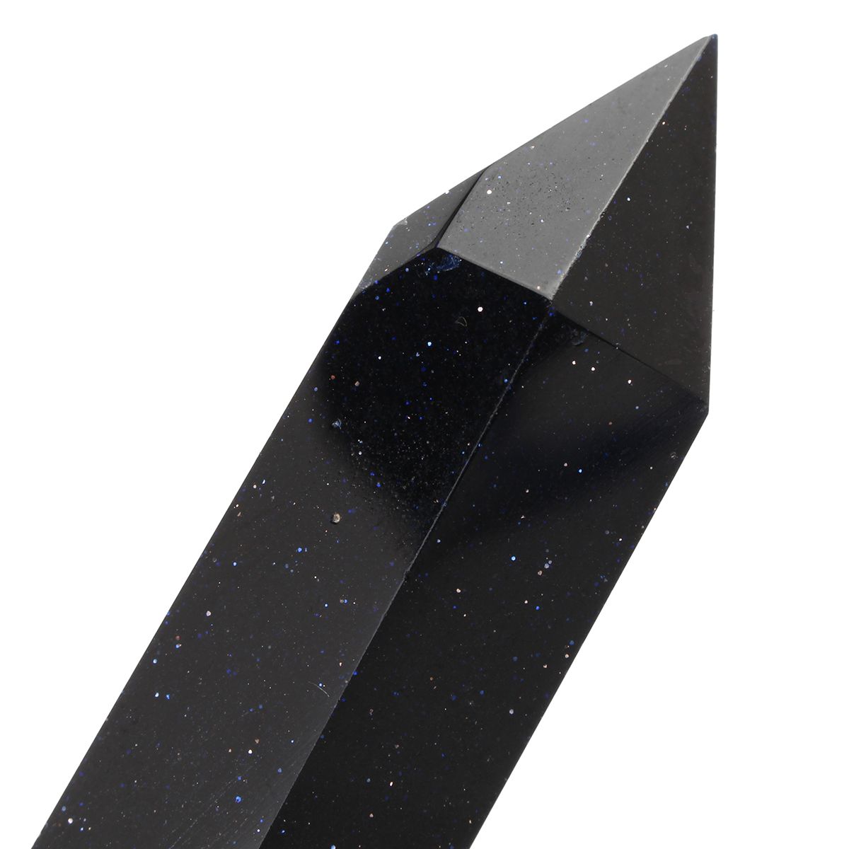 Obsidian-Black-Rare-Quartz-Crystal-Terminated-Wand-Point-Healing-Specimen-Decoration-1238809